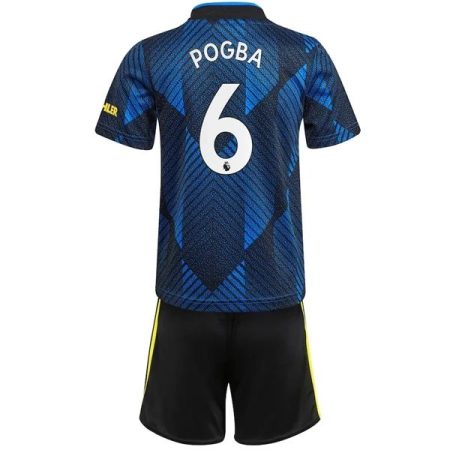 Camisolas de Futebol Manchester United Paul Pogba 6 Criança 3ª 2021-22